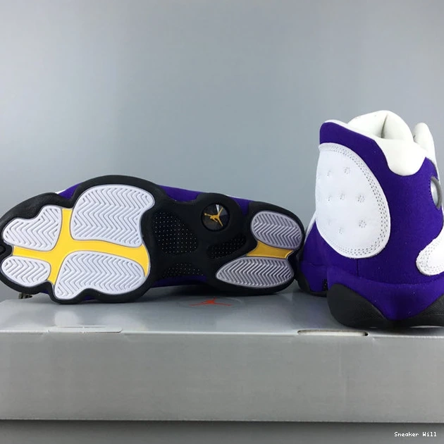 Lakers 1166 414571-105 Jordan 13 NewStyle Retro 0523